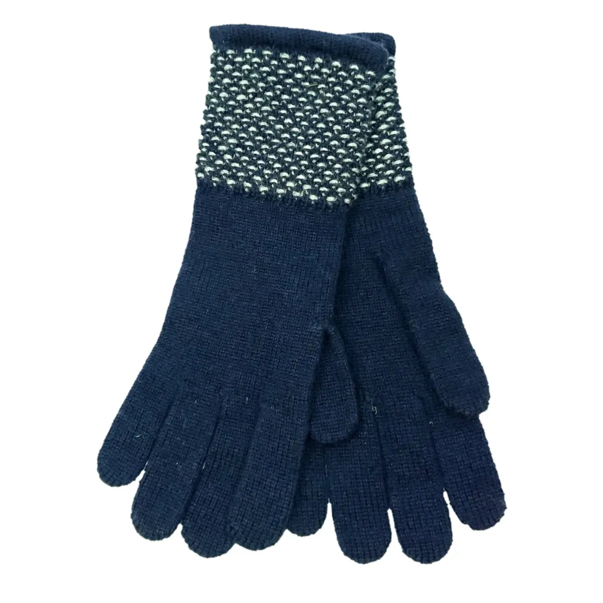 Scottish Cashmere Tweed Stitch Gloves