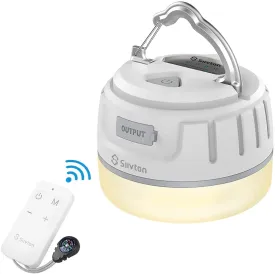 Siivton Camping Lights, Rechargeable Camping Lantern with Remote & Power Bank 6400, LED Tent Light Ultra Bright for Camping, Hurricane Emergency Kits