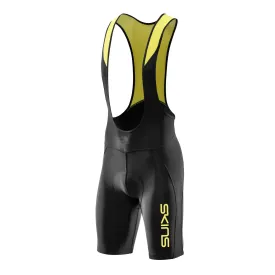 SKINS CYCLE MEN'S THERMAL BIB SHORTS BLACK