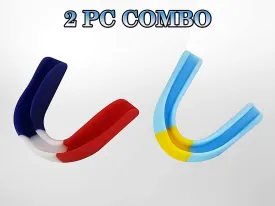 Synco Flavoured Mouth Guard/Gum Shield - for Boxing, Hockey, Judo, Karate Martial Arts and All Contact Sports| Set of 2