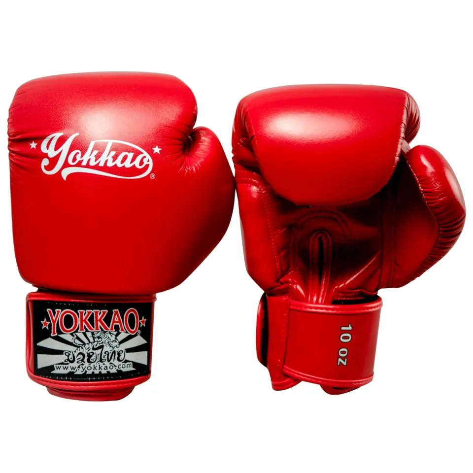 VERTIGO RED MUAY THAI GLOVES