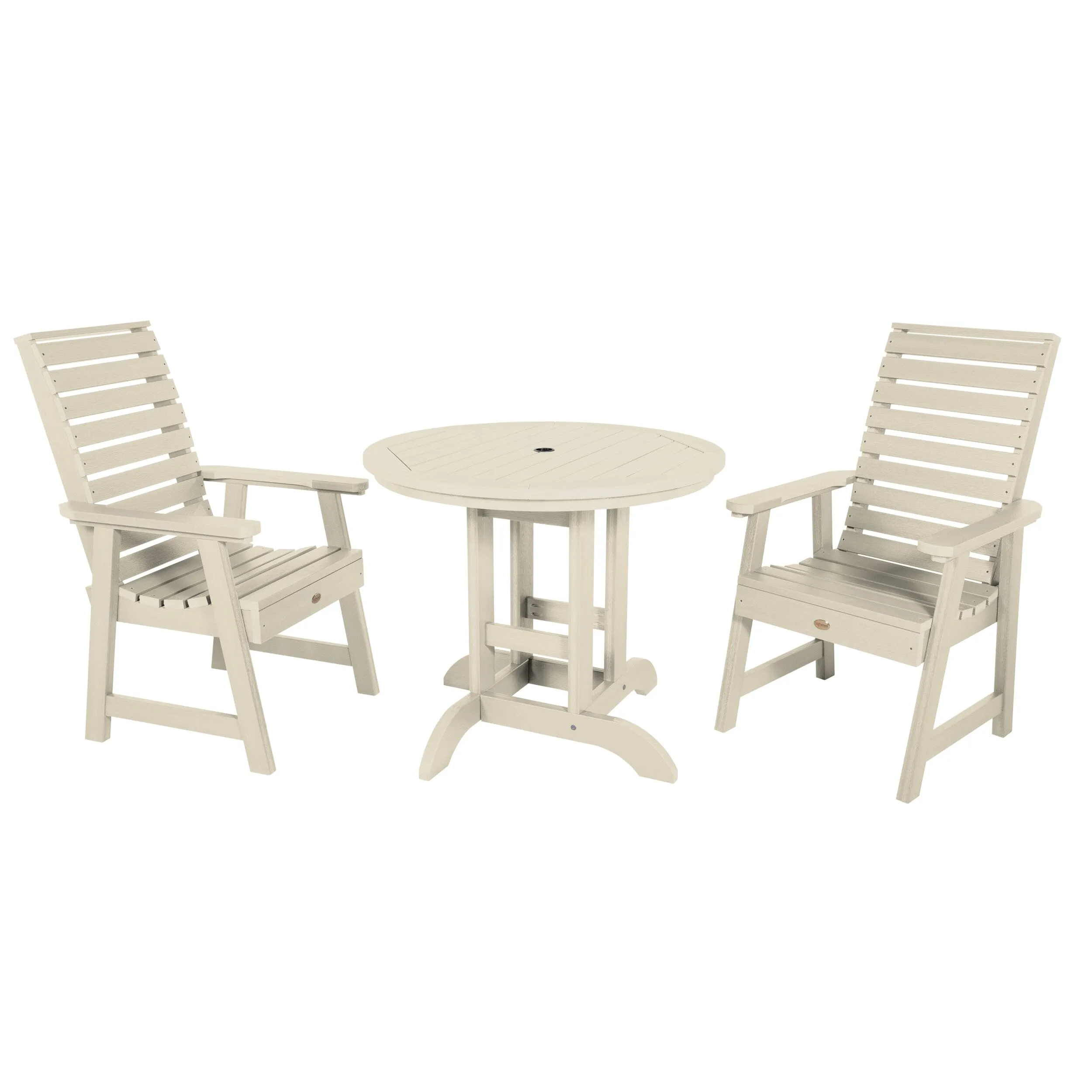 Weatherly 3pc 36in Round Dining Set - Dining Height