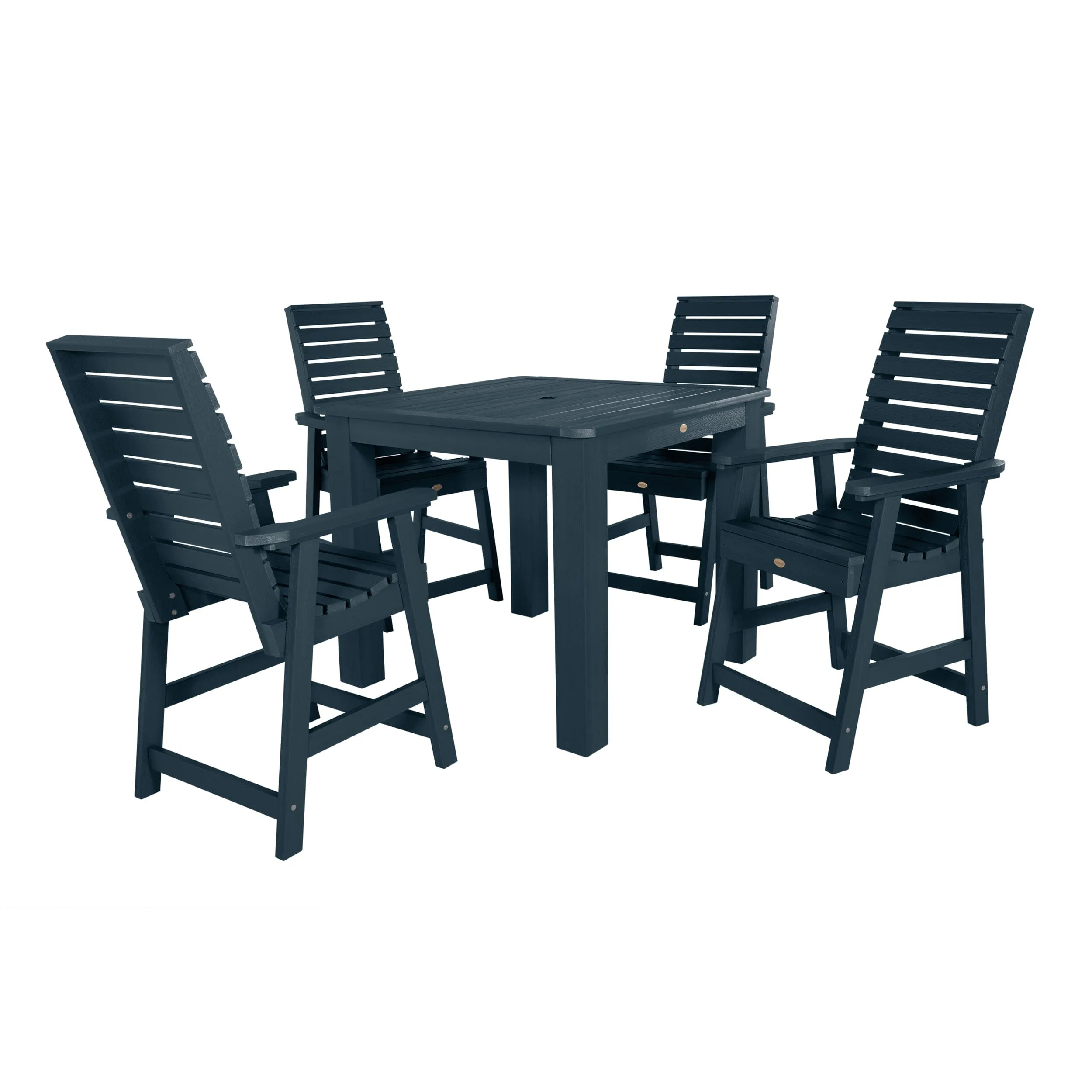 Weatherly 5pc Square Dining Set 42in x 42in- Counter Height