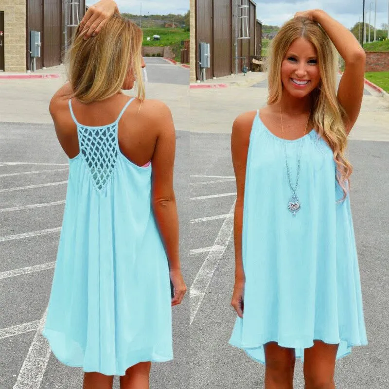 Women Beach Chiffon Dress