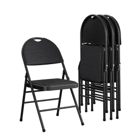 XL Comfort Fabric Padded Folding Chair